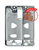 Grab wholesale deals on the middle frame housing for the Galaxy S20, Verizon 5G UW, in Cloud White.