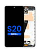 LCD Assembly with Frame for Galaxy S20 (G980 / G981) (Verizon UW) (BLACK) (Aftermarket Incell) (Does not support Fingerprint)