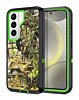 Heavy Duty Case for Galaxy S21 (CAMO GREEN) (Only Ground Shipping)