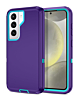Heavy Duty Case for Galaxy S21 (PURPLE & TEAL) (Only Ground Shipping)