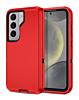 Heavy Duty Case for Galaxy S21 (RED & BLACK) (Only Ground Shipping)