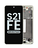 Order the OLED Assembly with Frame for Galaxy S21 FE G990 in Olive, Service Pack.