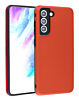 Full Cover New Design Silicone Case - RED for Galaxy S21 Plus (Only Ground Shipping)