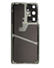 Back Glass with Camera Lens and Adhesive for Galaxy S21 Ultra (NO LOGO) (PHANTOM NAVY)