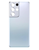 Grab wholesale deals on the Back Glass with Camera Lens and Adhesive for Galaxy S21 Ultra, No Logo, Phantom Silver.