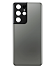 Order the Back Glass with Camera Lens and Adhesive for Galaxy S21 Ultra, No Logo, Titanium.