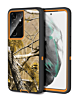 Heavy Duty Case for Galaxy S21 Ultra (CAMO ORANGE) (Only Ground Shipping)