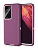 Heavy Duty Case for Galaxy S21 Ultra (MAROON & PINK) (Only Ground Shipping)