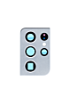 Purchase the Back Camera Lens with Adhesive for Galaxy S21 Ultra, Glass Only, Silver.