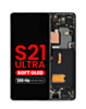 OLED Assembly with Frame for Galaxy S21 Ultra (G998) (PHANTOM BLACK) (Aftermarket Plus Soft Oled / 120Hz)