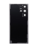 Back Glass with Camera Lens and Adhesive for Galaxy S22 Ultra (NO LOGO) (PHANTOM BLACK)