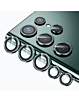 Purchase the metal ring with HD tempered glass for Galaxy S22 Ultra in green.