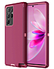 Heavy Duty Case for Galaxy S22 Ultra (MAROON & PINK) (Only Ground Shipping)