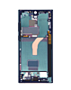 Middle Frame Housing for Galaxy S22 Ultra 5G  (North American Version) (GREEN)