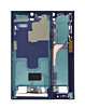 Purchase the Middle Frame Housing for the Galaxy S22 Ultra 5G North American Version in Green.
