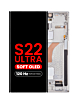 OLED Assembly with Frame for Galaxy S22 Ultra (S908) (PHANTOM WHITE) (Aftermarket Pro Soft Oled / 120HZ)
