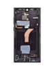 OLED Assembly with Frame for Galaxy S22 Ultra (S908) (PHANTOM BLACK) (Aftermarket Plus Soft Oled / 120Hz)