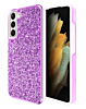 Galaxy S23 Bling Diamond Crystal Dual Layer Case - PURPLE (Only Ground Shipping)