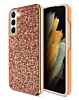 Galaxy S23 Bling Diamond Crystal Dual Layer Case - ROSE GOLD (Only Ground Shipping)