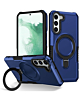 Hard PC Shockproof Case w /Ring Holder - BLUE for Galaxy S23 (Only Ground Shipping)