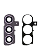 Purchase the back camera lens with adhesive for Galaxy S23 5G and S23 Plus 5G in lavender.
