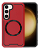 Galaxy S23 Slim Non-Slip Transparent Matte Wireless Charging Case - RED (Only Ground Shipping)