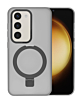 Carbon Wireless Charging Case with Ring Stand - CLEAR for Galaxy S23 (Only Ground Shipping)