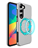 Galaxy S23 Plus Wireless Charger Dual Layer Case - SILVER (Only Ground Shipping)