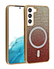 Wireless Charging Bling Diamond Crystal Case - GOLD for Galaxy S23 (Only Ground Shipping)