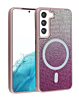 Wireless Charging Bling Diamond Crystal Case - PINK for Galaxy S23 (Only Ground Shipping)
