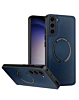 Galaxy S23 FE Leather Design Wireless Charging Case - NAVY BLUE (Only Ground Shipping)