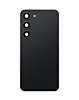 Shop the back glass with camera lens and adhesive for Galaxy S23, no logo, in phantom black.