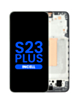 LCD Assembly with Frame for Galaxy S23 Plus (S916) (PHANTOM BLACK) (Aftermarket Incell) (Does not support Fingerprint)