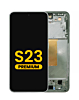 Grab wholesale deals on the OLED assembly with frame for Galaxy S23 S911 in green. Premium quality.