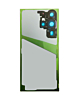 Back Glass with Camera Lens and Adhesive for Galaxy S23 Ultra (NO LOGO) (LIME)
