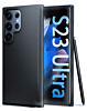 Galaxy S23 Ultra Shock Absorption Protective Dual Layer Case - BLACK (Only Ground Shipping)