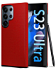 Galaxy S23 Ultra Shock Absorption Protective Dual Layer Case - RED (Only Ground Shipping)