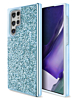 Galaxy S23 Ultra Bling Diamond Crystal Dual Layer Case - BLUE (Only Ground Shipping)