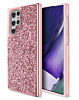 Galaxy S23 Ultra Bling Diamond Crystal Dual Layer Case - PINK (Only Ground Shipping)