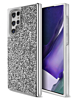 Galaxy S23 Ultra Bling Diamond Crystal Dual Layer Case - SILVER (Only Ground Shipping)