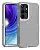Heavy Duty Case for Galaxy S23 Ultra (GRAY & WHITE) (Only Ground Shipping)
