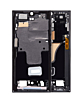 Stock up on the middle frame housing for Galaxy S23 Ultra 5G North American version in phantom black.