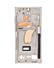 Middle Frame Housing for Galaxy S23 Ultra 5G  (North American Version) (CREAM)