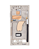 Middle Frame Housing for Galaxy S23 Ultra  (US / International) (Service Pack) (CREAM)