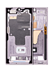 Grab the wholesale deals on the middle frame housing for Galaxy S23 Ultra, US or International version, service pack, in lavender.
