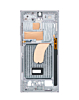 Middle Frame Housing for Galaxy S23 Ultra  (US / International) (Service Pack) (SKY BLUE)