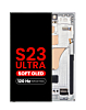 OLED Assembly with Frame for Galaxy S23 Ultra (S918) (SKY BLUE) (Aftermarket Pro Soft Oled / 120HZ)
