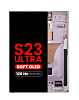 OLED Assembly with Frame for Galaxy S23 Ultra (S918) (LAVENDER) (Aftermarket Pro Soft Oled / 120HZ)