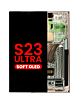 Buy the OLED assembly with frame for Galaxy S23 Ultra S918 in cream. Aftermarket OLED.