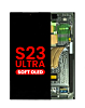Order the OLED assembly with frame for Galaxy S23 Ultra S918 in green. Aftermarket OLED.